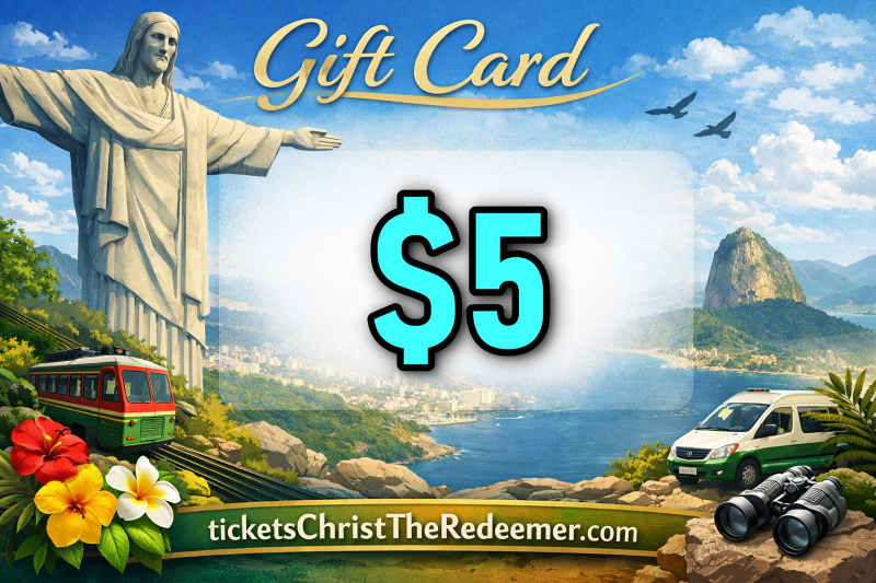 Gift Card Christ The Redeemer 5 dollars